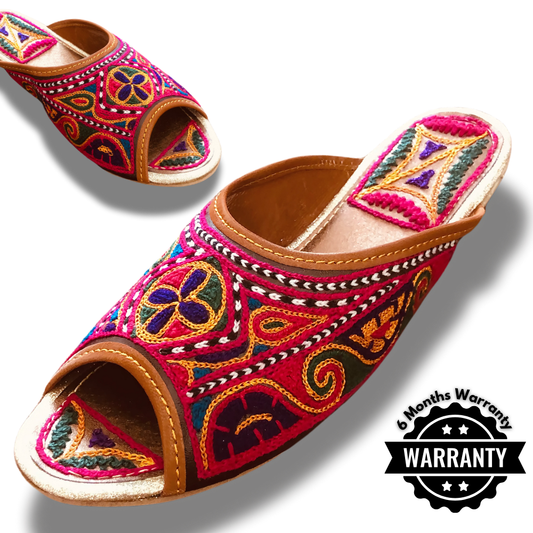 Hand-Embroidered Khussa Chappal (Wedding Special)