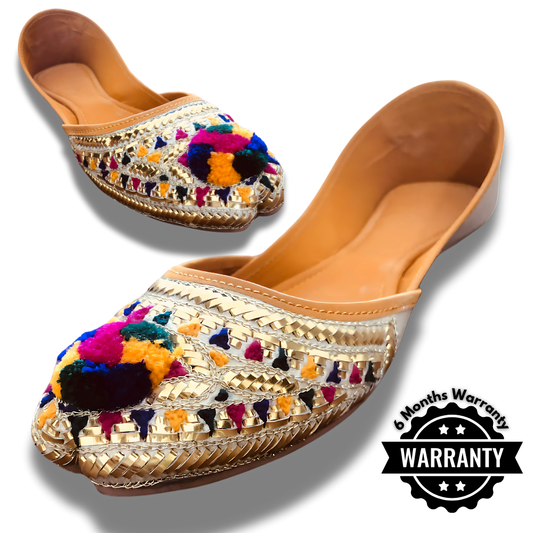 Pakistani Gota Work Jutti-Ladies Embroidered Khussa